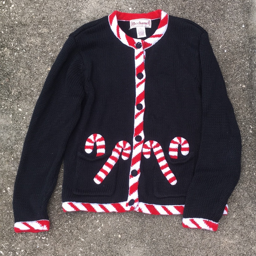 Vintage Bechamel Christmas cardigan